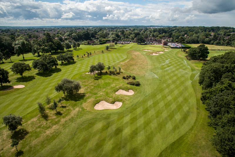 Aerial Drone Marketing Golf Course Reading Skydrotec